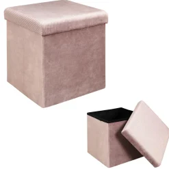 Pufa Intesi Vels Rod różowa