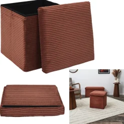 Pufa Intesi Vels Scott teracotta          składana