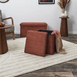 Pufa Intesi Vels Scott teracotta          składana