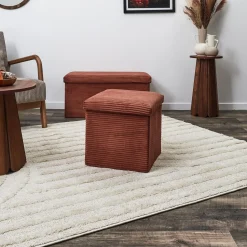 Pufa Intesi Vels Scott teracotta          składana