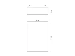 Pufa Jodie Black Structured Fabric