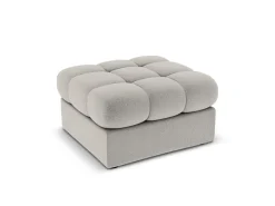 Pufa Justin Light Grey Structured Fabric