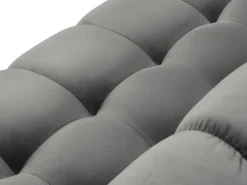 Pufa Justin Light Grey Velvet