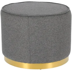 Pufa Kung XL ciemnoszara okrągła