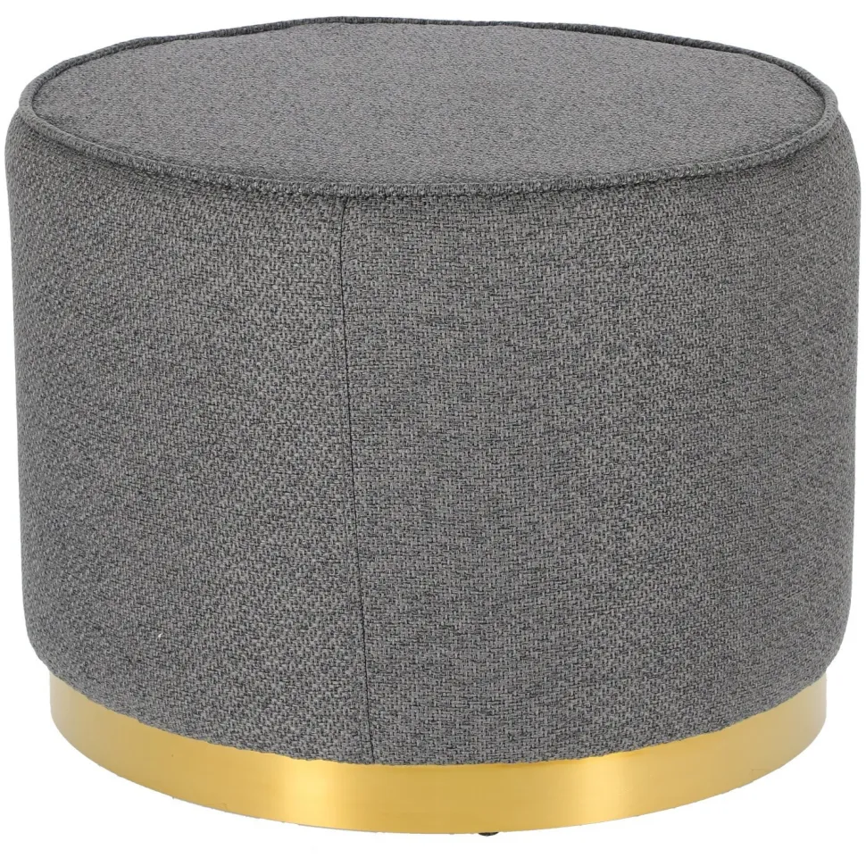 Pufa Kung XL ciemnoszara okrągła