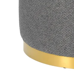 Pufa Kung XL ciemnoszara okrągła