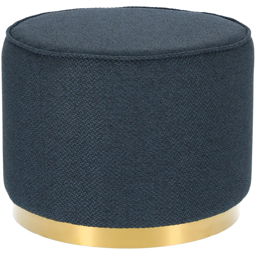 Pufa Kung XL granatowa okrągła