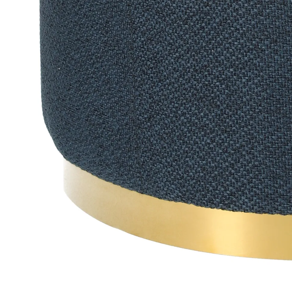 Pufa Kung XL granatowa okrągła