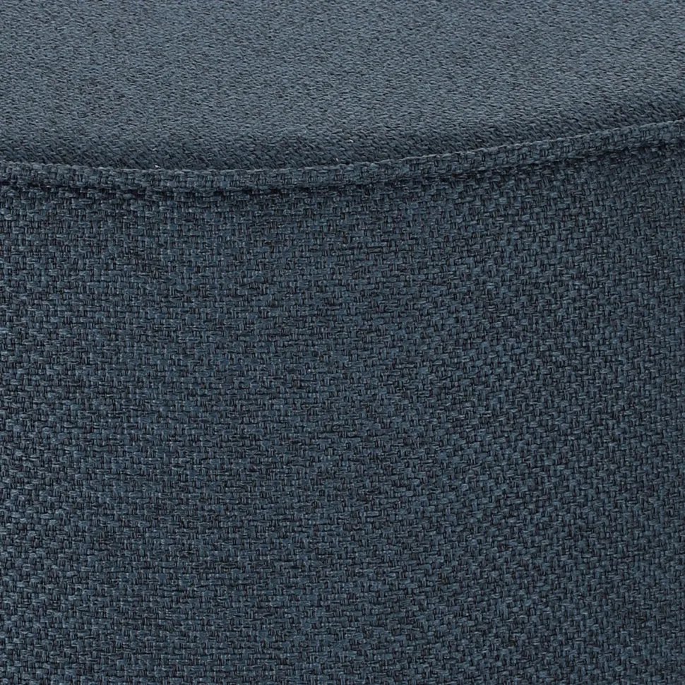 Pufa Kung XL granatowa okrągła