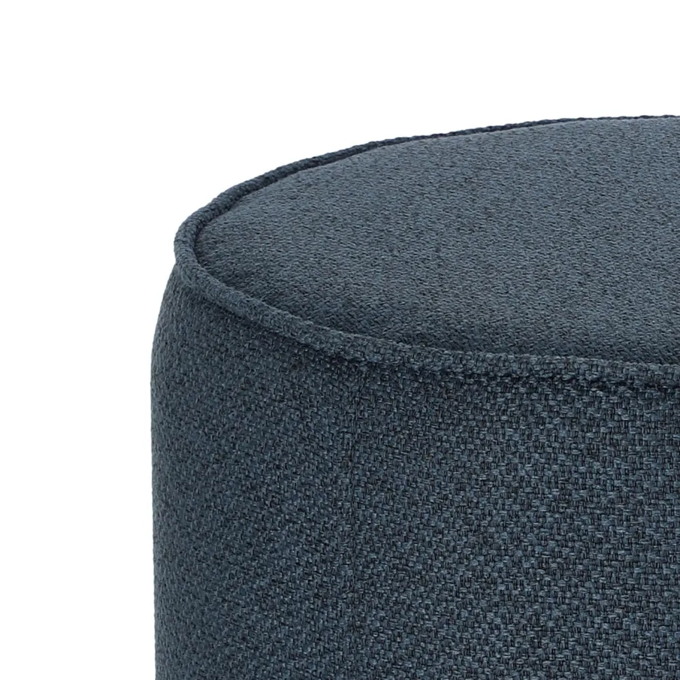 Pufa Kung XL granatowa okrągła