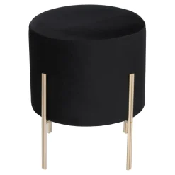 Pufa Living Velvet czarna