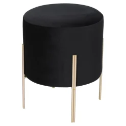 Pufa Living Velvet czarna