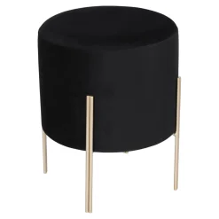 Pufa Living Velvet czarna