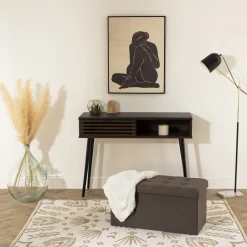 Pufa Lysandre duża Velvet szara