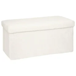 Pufa składana Ezzio biała