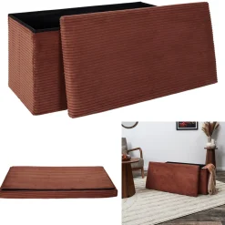 Pufa Velse Scott teracotta składana