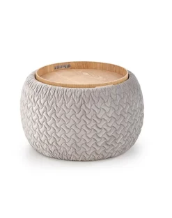 Pufa z tacą Nobo szara