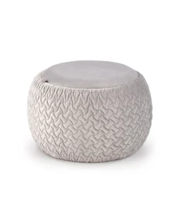 Pufa z tacą Nobo szara