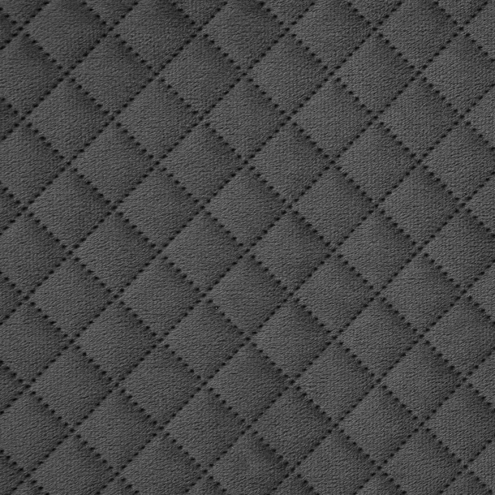 Pufa ze schowkiem duża Velvet szara