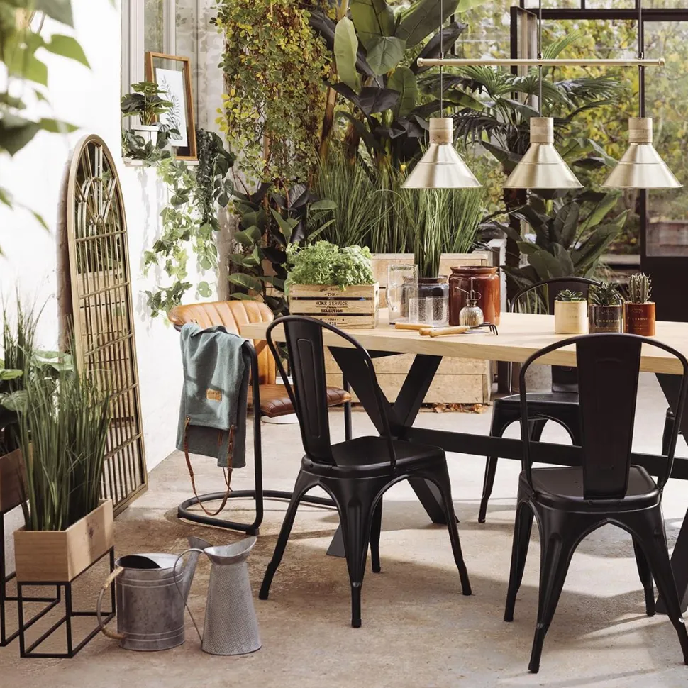 Ramka Leaves Burretiokentia drewniana