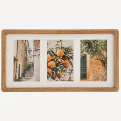 Ramka Milea 3 zdjęcia naturalna