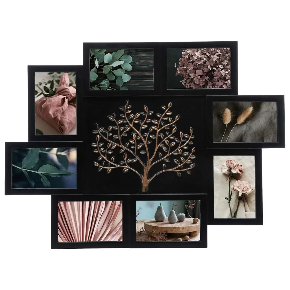 Ramka na 8 zdjęć David czarna