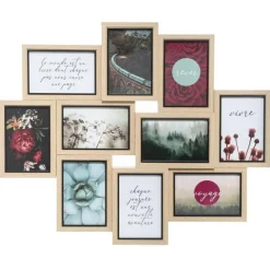 Ramka na 10 zdjęć Kyle naturalna