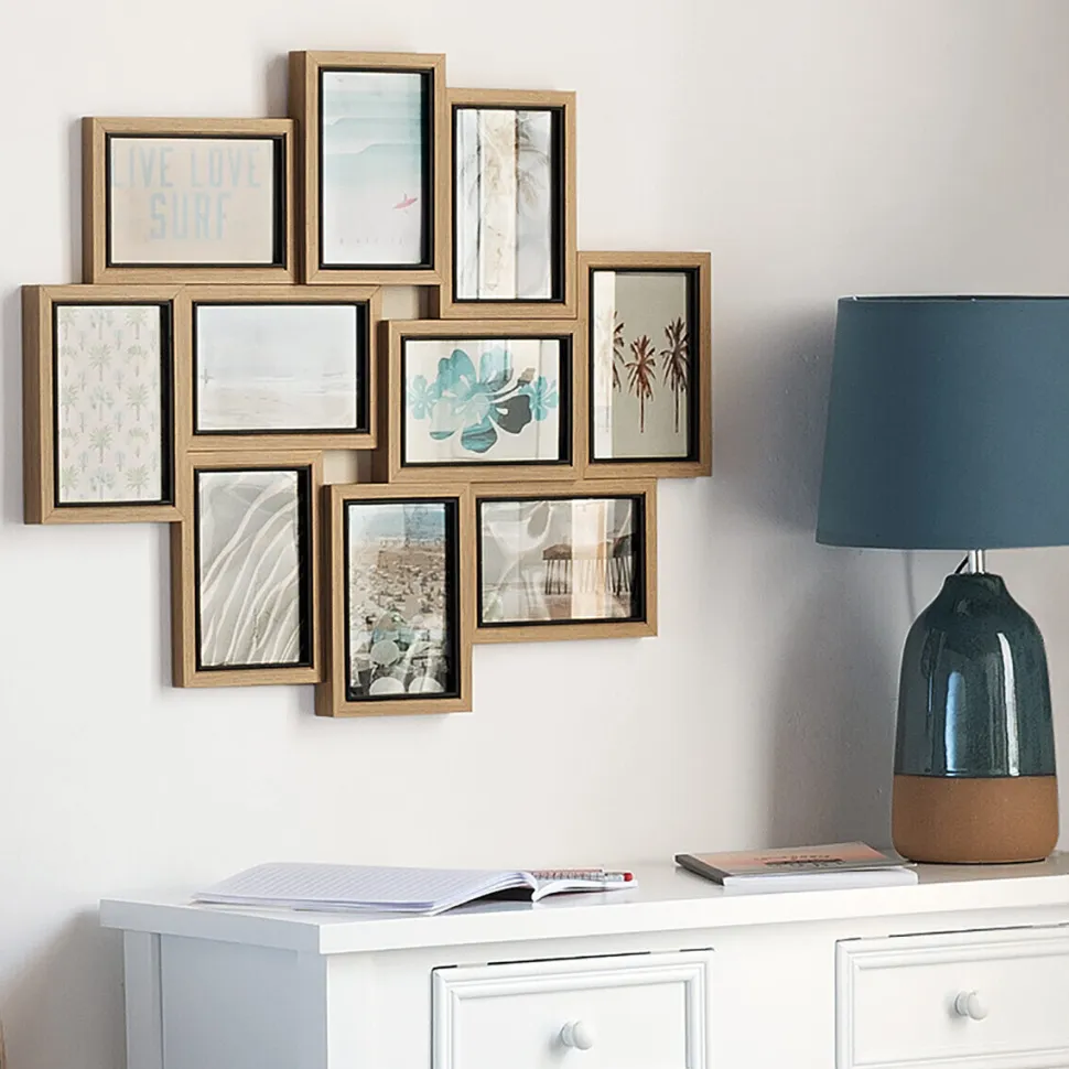 Ramka na 10 zdjęć Kyle naturalna