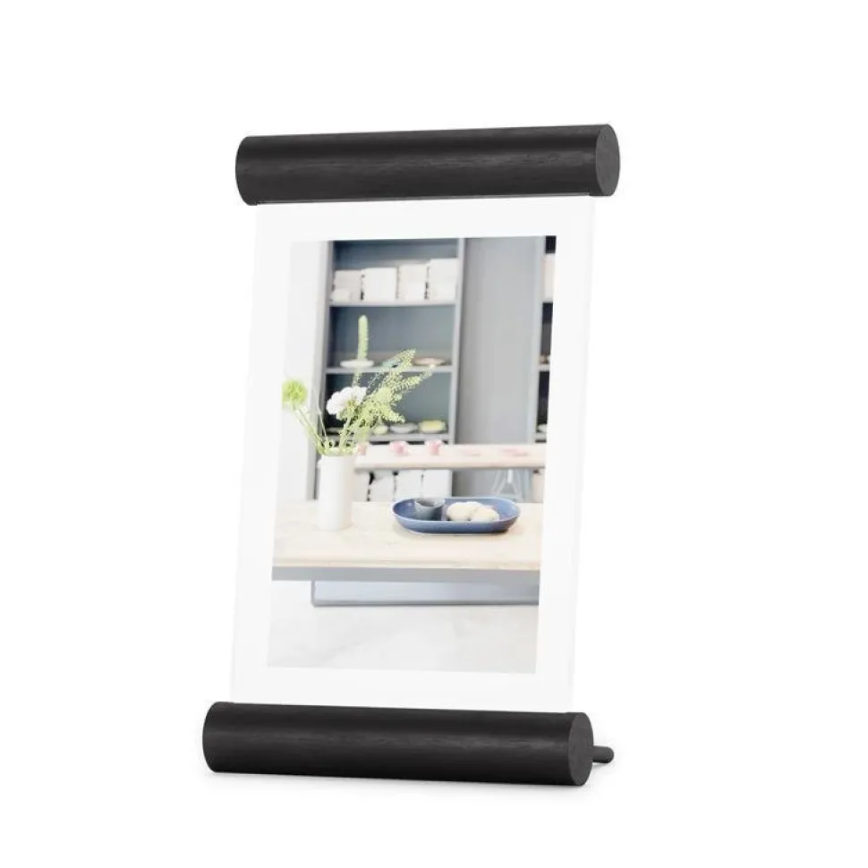 Ramka na zdjęcia Scroll 13x18cm czarna