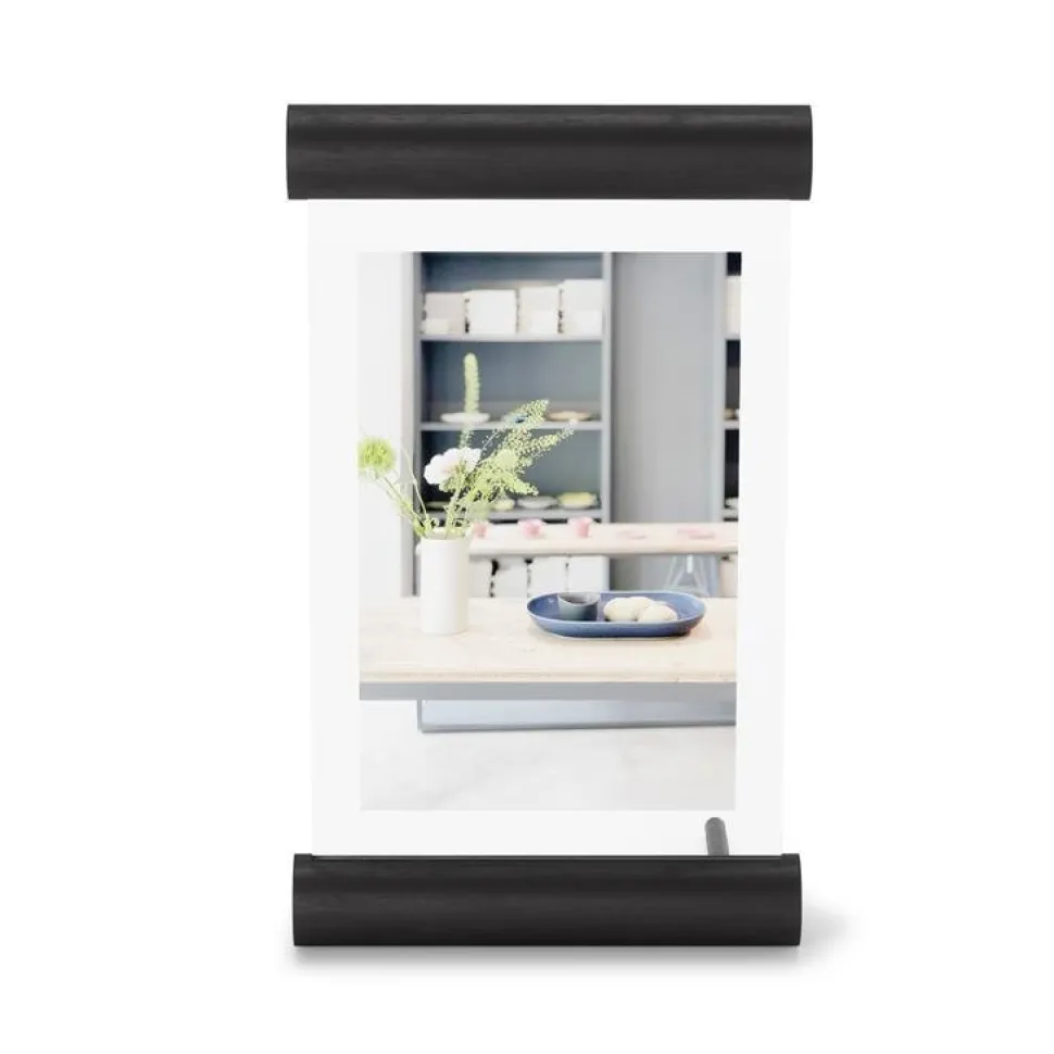 Ramka na zdjęcia Scroll 13x18cm czarna