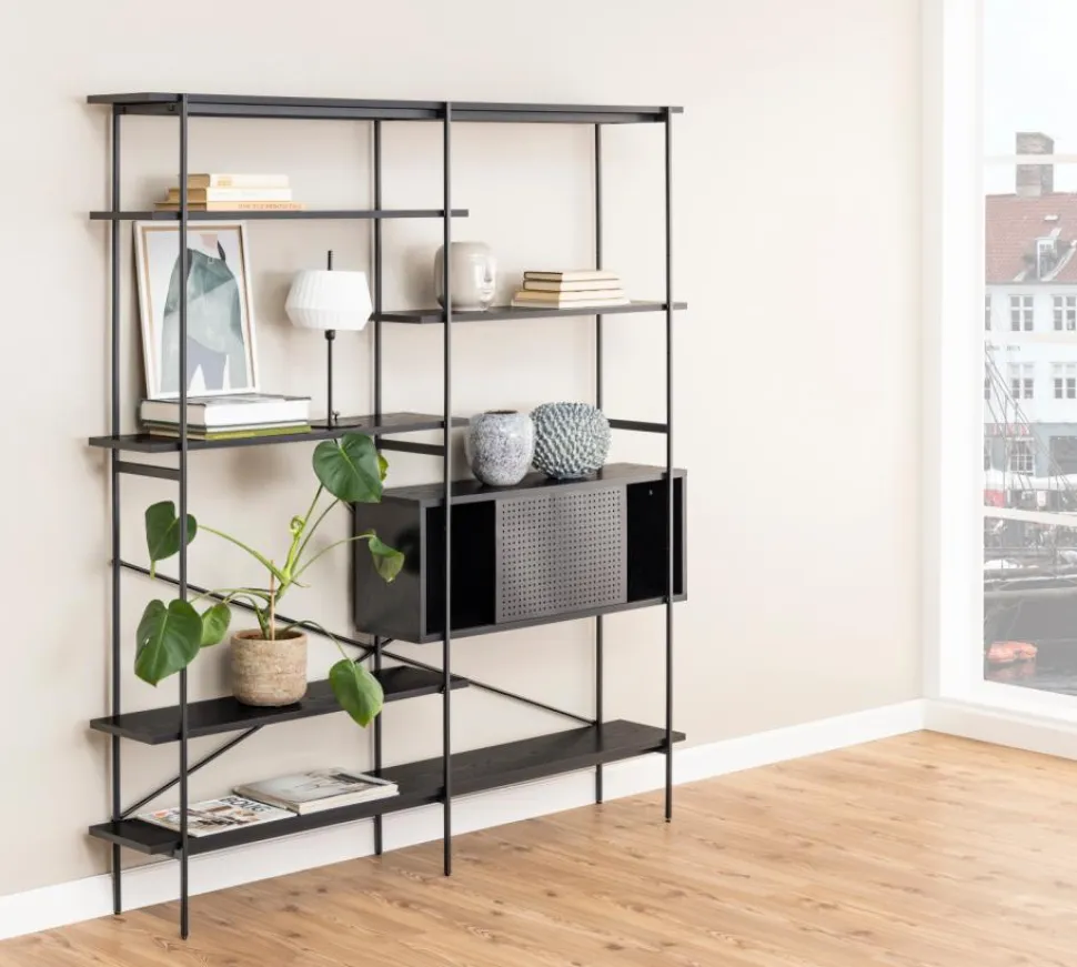 Regał Angus I czarny