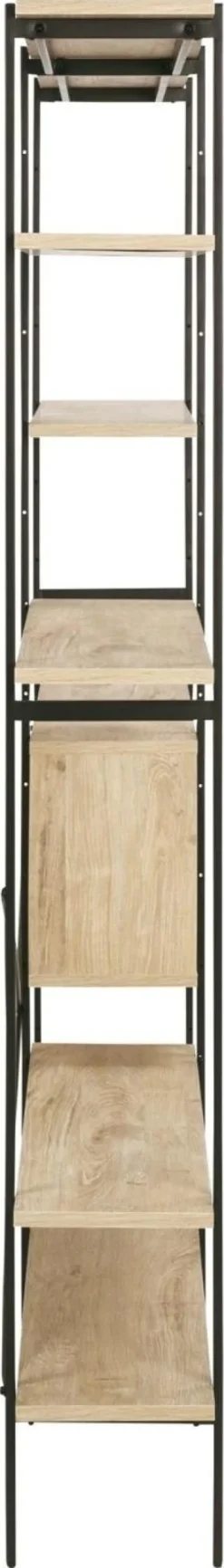 Regał Angus II naturalny/czarny