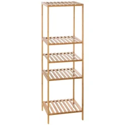 Regał bambusowy 2+2 na pudełka