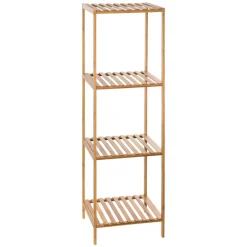 Regał bambusowy 2+2 na pudełka