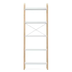 Regał Bellwood biały/naturalny