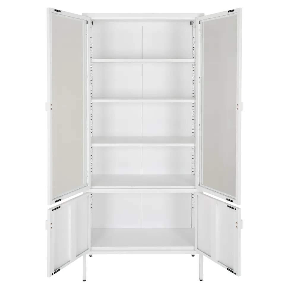 Regał Brisbane 2 drzwi biały