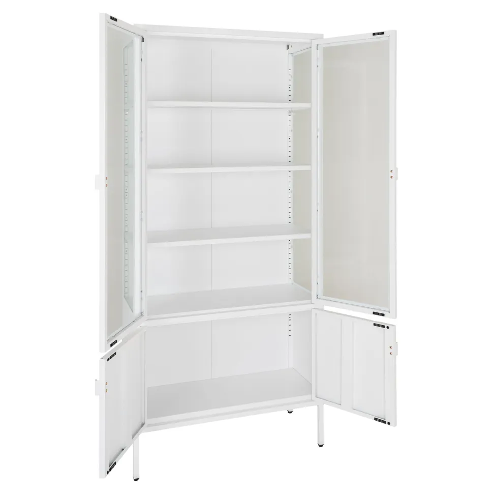 Regał Brisbane 2 drzwi biały