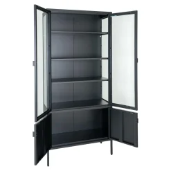 Regał Brisbane 2 drzwi czarny