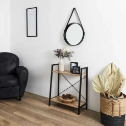 Regał Cilyan S naturalny/czarny