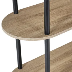 Regał Cobe naturalny/czarny