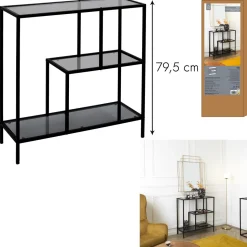 Regał Edison czarny S