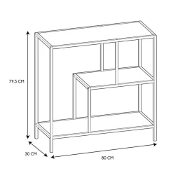 Regał Edison czarny S