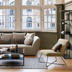 Regał Gota 6 półek asymetrycznych czarny