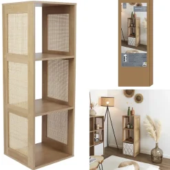 Regał Kali 3 półki naturalny