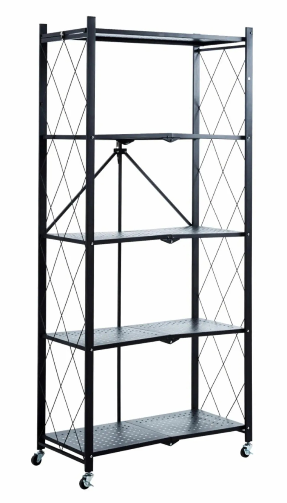 Regał Kingsley metalowy czarny