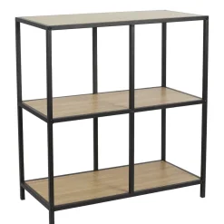 Regał Loka IV dąb/czarny