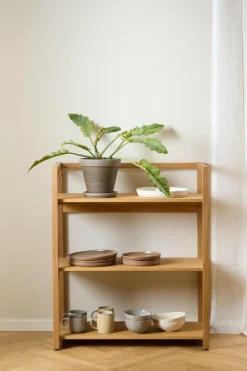 Regał Ludza 3 półki dąb naturalny