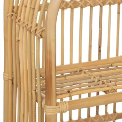 Regał na książki rattan naturalny