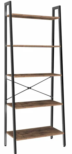 Regał Orabel rustykalny brąz