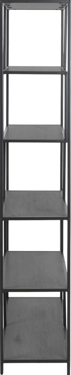 Regał Seaford XV czarny